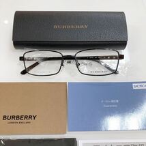 在庫限り特別価格！定価￥33,000 新品 バーバリー メガネ BE1287TD B1287 TD 1001 フレーム BURBERRY 正規品 新品 メガネフレーム 眼鏡_画像9