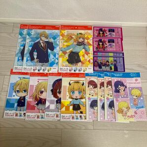 まとめ売り　押しの子　A4 クリアファイル 3枚　　B5ノート4冊　B5サイズ下敷き4枚　マルチケース4枚　合計15点