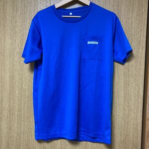 Gamakatsu サイズL がまかつ ドライ　ポケット　半袖　Tシャツ フィッシング　青　ブルー