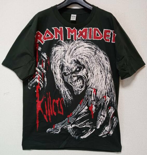 IRON MAIDENアイアンメイデン新品未使用Tシャツ半袖バンドシャツブラックサイズXL