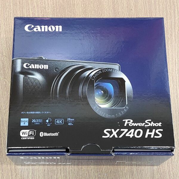 新品 キャノン Canon PowerShot SX740 HS ブラック 未使用 未開封