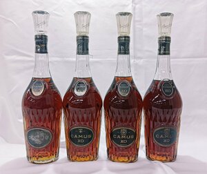 [ not yet . plug ]4 pcs set Camus XO long neck brandy cognac CAMUS XO COGNAC 700ml[ postage extra ]IA0302