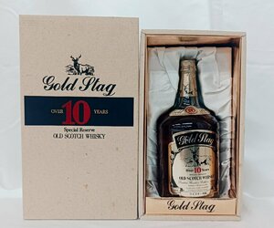 【未開栓】箱付き ゴールドスタッグ 10年 ウイスキー特級 gold stag OLD SCOTCHWHISKY Over10Years 750ml 43％【送料別】IA0405