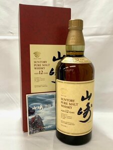 ◆東京都限定配送◆【未開栓】サントリー ピュアモルト 山崎12年 ウイスキー SUNTORY 750ml 43%【送料別】TA1105