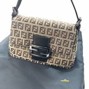 【中古品】フェンディ　FENDI　ミニハンドバッグ　キャンバス　カーキ系【送料別】FB0435