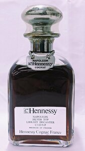 【未開栓】ヘネシー ナポレオン シルバートップ ブランデー Hennessy NAPOLEON SILVER TOP LIBRARY DECANTER COGNAC 700ml【送料別】IA0372