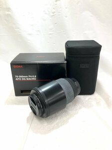 【中古品】(※動作未確認)(※箱、レンズケース付き)　シグマ　カメラレンズ　SIGMA 70-300mm F4-5.6 APO DG MACRO【送料別】HD0061