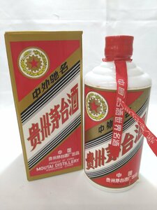 ( not yet . plug )mao Thai shu... pcs sake China sake KWEICHOW MOUTAI. star label 500ml( approximately 972.9g) 53%[ postage extra .] KA1328