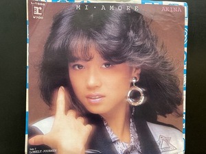 中森明菜 / ミ・アモーレ ※見本白ラベル 国内盤 (7インチシングル)