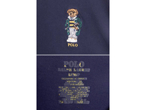 ポロベアー ポロ ラルフローレン 長袖 Tシャツ メンズ S / 古着 ロンT キャラクター ワンポイント 紺 ポロベア 刺繍 クルーネック ネイビー_画像4