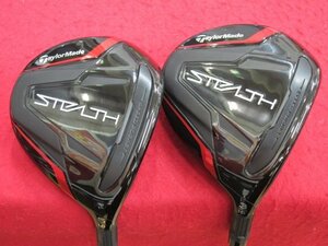 ★テーラーメイド　STEALTH　3W(15) & 5W(18)　TENSEI RED TM50/SR　【中古/2本セット】