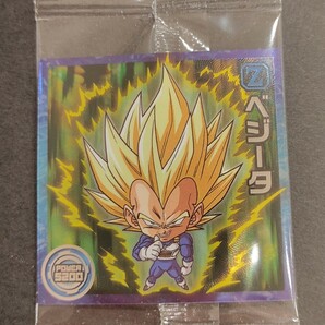 【送料63円〜】超9-22 ドラゴンボール 超戦士 ウエハース シール ベジータの画像1