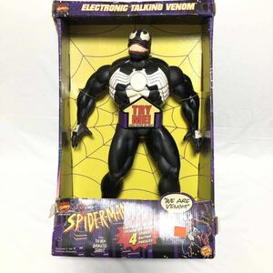 トーキング VENOM ヴェノム SPIDERMAN スパイダーマン 15インチフィギュア TOYBIZ 90's 絶版 当時物 汚れあり