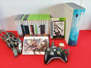 13451-0104★Microsoft/マイクロソフト X-BOX360 本体 ソフト20本 おまとめセット FINAL FANTASY XIII/コールオブデューティ4★