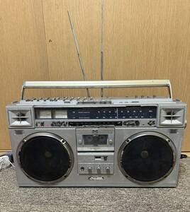 [1 jpy start ] VICTOR RC-M70 radio-cassette audio * Junk / radio reception OK!