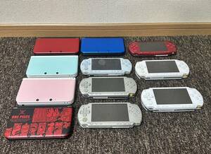 1円スタート ニンテンドー3DS ll 5台　本体 2台+PSP 2000ゲーム 2台 PSP 3000 1台　PSP 1000 3台　11台セット ジャンク本体のみ