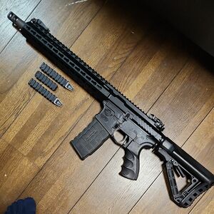 タイムセール　G&G CM 16 M4 11.1V メタルハンドガード　多段マガジン　電動ガン　ピストン交換済み カスタム品