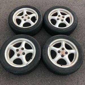 ロードスター 純正 15インチ ホイール 15×6j +40 4本 ハンコック ベンタス 185/55r15