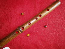 ３　大和笛　大和神楽の笛　貴族　日本最古　古い型　雅楽化する前の型　根岸篠笛工房製　_画像2