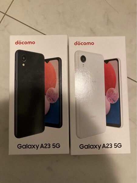 Galaxy A23 5g 白黒セット　新品未開封