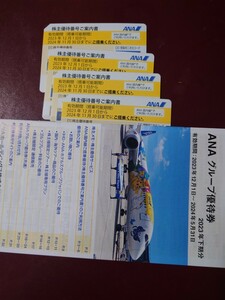 ANA 全日空　株主優待券　4枚　有効期限2024年11月30日　(送料無料)