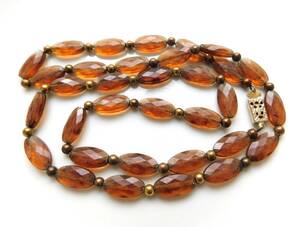  Vintage half transparent Brown acrylic fiber beads. ream become old wonderful 1 ream necklace postage 120