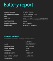 美品 15型 タッチパネル搭載 Latitude 3500【Corei5 8世代+SSD256GB+8GB】★Win11Pro+Office2021★Webカメラ USB-C テンキー HDMI Wifi_画像9