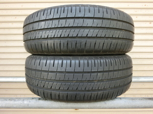 ★ 205/60R16 ★ 2本set!! ★ DUNLOP ★ ENASAVE EC204　約8.50% tread　202007製　205/60/16　205-60-16