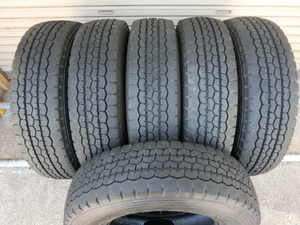 ★ 205/85R16 117/115L ★ 6本セット!! ★ DUNLOP ★ SPLT 21　残溝9㎜　ミックスタイヤ　デュトロ・タイタン・キャンター・エルフ