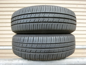 ★ 155/65R14 ★ 2本セット!! ★ GOOD YEAR ★ EFFICIENT GRIP ECO　残溝8分山　155/65/14　155/65-14