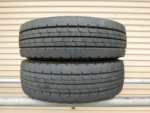 2022年製　★ 205/70R16 111/109L ★ 2本セット!! ★ DUNLOP ★ ENASAVE SPLT50M　約9㎜　205/70/16　トラックバン用タイヤ