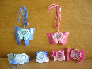 ♯Gbj19HZハートキャッチプリキュアなりきりDXアクセ全6種ブレス♂BANDAIバンダイ♀200円〓007333_c