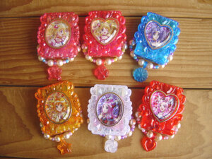 ♯Flj15ETフレッシュプリキュアひみつのポケットブレス全6種タグ♂BANDAIバンダイ♀200円〓007021_c