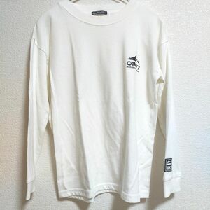 CAMP7 キャンプ7 長袖 Tシャツ ロンT ホワイト サイズ150