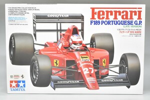  not yet constructed completion goods TAMIYA Tamiya 1/20 Grand Prix collection Ferrari F189 latter term type Portugal GP specification Driver doll attaching plastic model NU-202G
