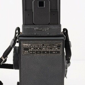 TEXER テクサ AUTO MAT 75mm F2.8 F3.5 TWIN LENS ツイン レンズ 二眼レフ フィルムカメラ ケース キャップ付 動作品 RL-480M/107の画像7