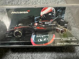 ミニチャンプス　マクラーレンホンダ　2015 J.バトン　McLaren Honda ジェンソン・バトン　1/43