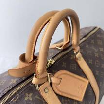 1円〜LOUIS VUITTON ルイヴィトン キーポル・バンドリエール 55 ボストンバッグ M41414 モノグラム ショルダーバッグ 2way ブラウン 茶色_画像7