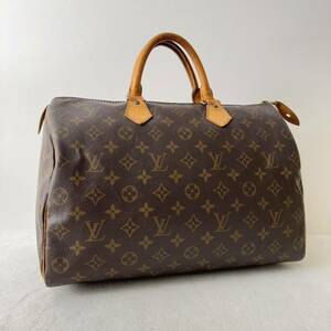 1円〜★LOUIS VUITTON ルイヴィトン モノグラム スピーディ35 M41524 ミニボストン ハンドバッグ レディース ブラウン レザー PVC 茶色 11