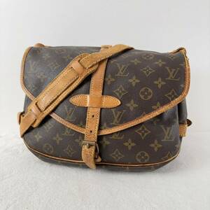 1 jpy ~*LOUIS VUITTON Louis Vuitton so mules 30 shoulder bag monogram flap M42256 Brown messenger bag tea color 7