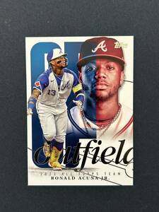 【 ロナルド・アクーニャ 】2024 Topps 2023 All Topps Team Ronald Acua Jr. ＃ATT-1 Atlanta Braves