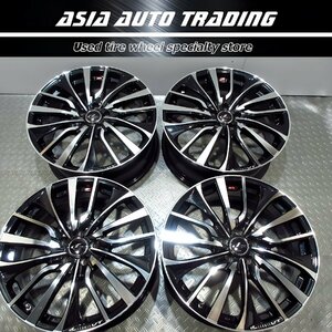 美品 Weds Leoニス VT 18 Inch 7J+47 PCD100-5穴 86 BRZ Corolla sedan ツーリング Impreza Legacy Prius Exiga 他