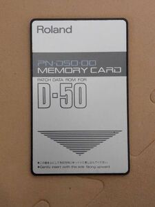 Roland PN-D50-00 シンセサイザーパッチデータROM D-50用