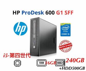  super high speed PC HP EliteDesk 600G1 /800G1 Core i5- no. four generation /SSD256GB+ high capacity HDD500GB/ memory 16GB/Win11/2021office/ wireless Wi-Fi+ Bluetooth installing s