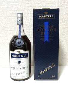 MARTELL Martell CORDON BLEUkoru Don blue old bottle 1000ml 40 times unopened box attaching 