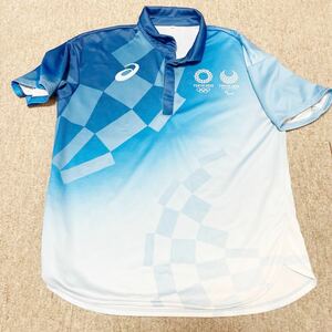 東京オリンピック 東京五輪 2020 アシックス asics スタッフ支給 ポロシャツ Lサイズ