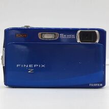 FUJIFILM 富士フイルム FinePix Z900 EXR ブルー コンパクト デジタル カメラ デジカメ コンデジ バッテリー・充電器付属 動作確認済_画像3