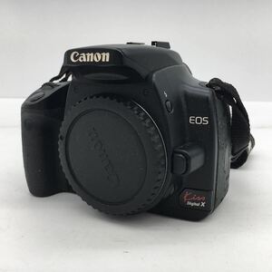 Canon キャノン EOS Kiss Digital X ブラック ボディ デジタル 一眼 カメラ バッテリー付属 動作確認済 現状品　