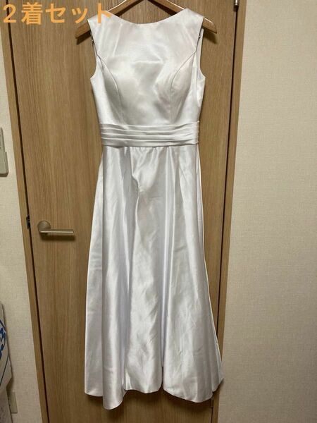 ウェディングドレス(マーメイドライン＋Aライン)2着セット　割引中です。新婦さんの二次会衣装にもおすすめ