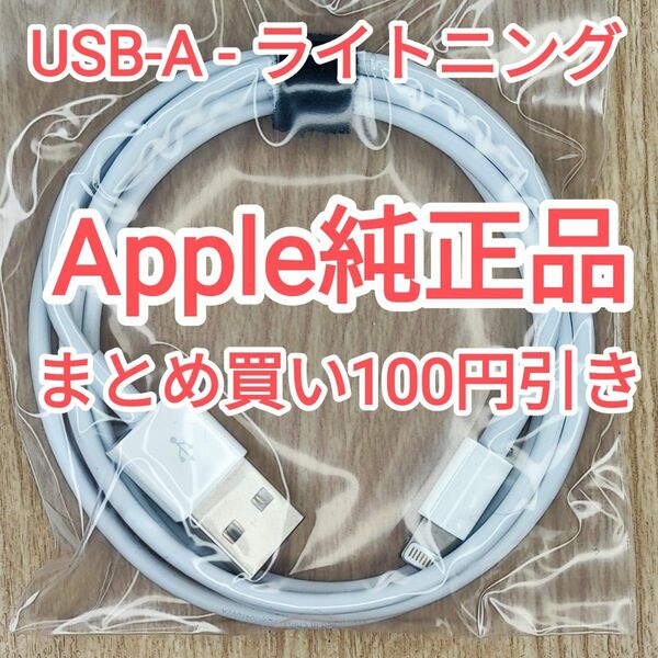 11　apple純正 ライトニングケーブル iPhone iPod touch 純正品付属品正規品